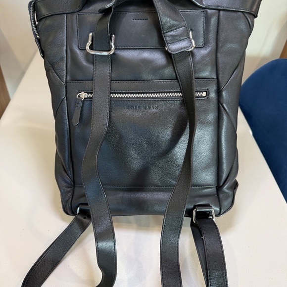 Cole Haan Grand Ambition Convertible Puff Backpack Black - Picture 6 of 14